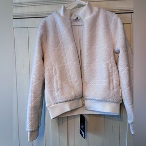 NWT Foray Golf Fleece jacquard fleece bomber Knit Jacket